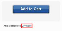 Download Link shown in red